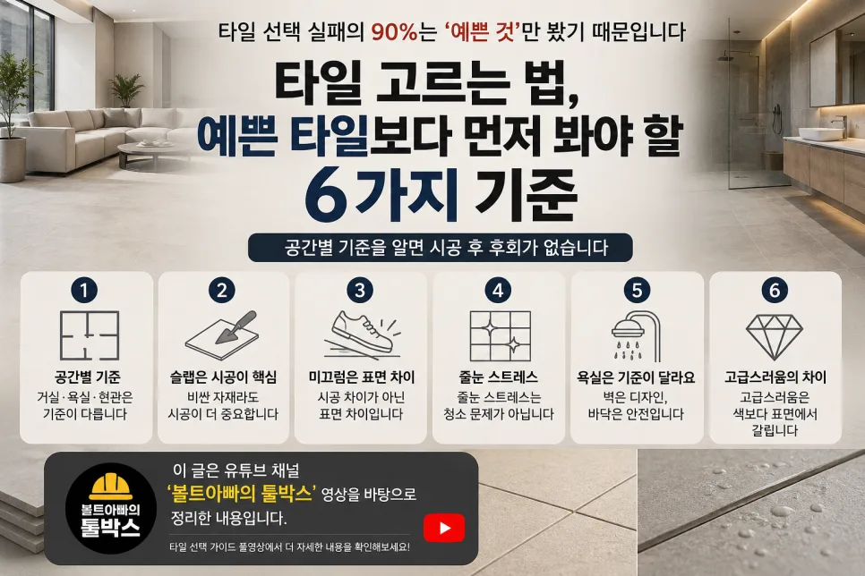 소재와 현장 비교 사진