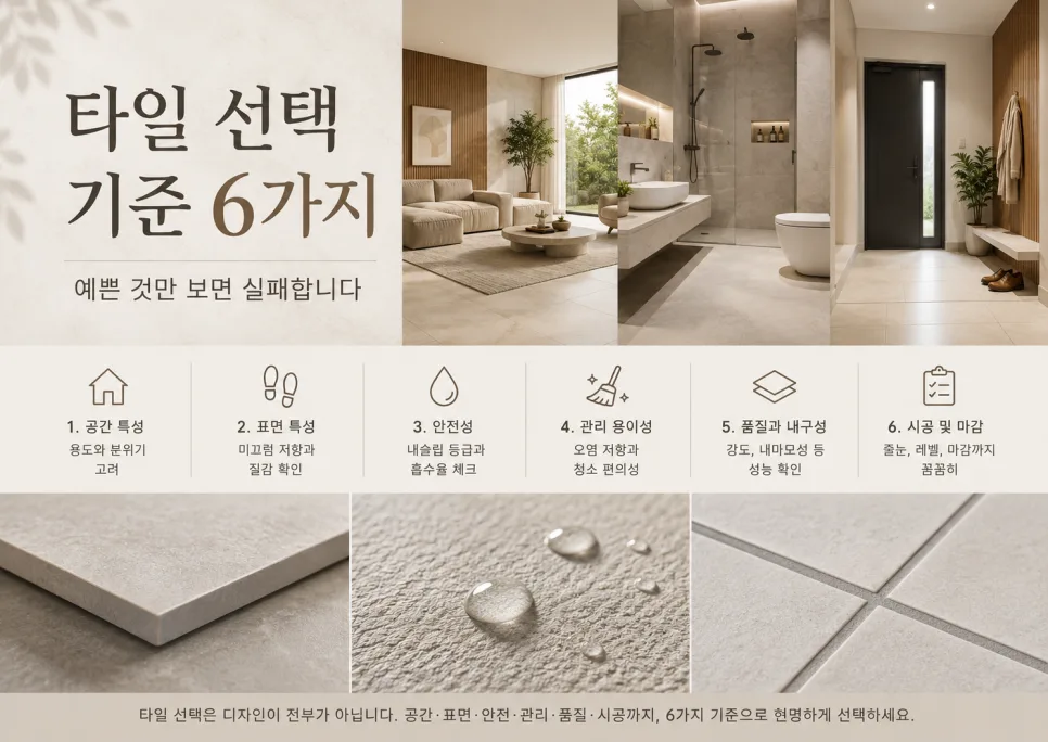 소재와 현장 비교 사진